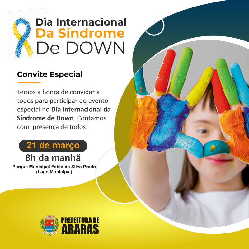 Dia Internacional da Síndrome de Down será celebrado no dia de março RCA